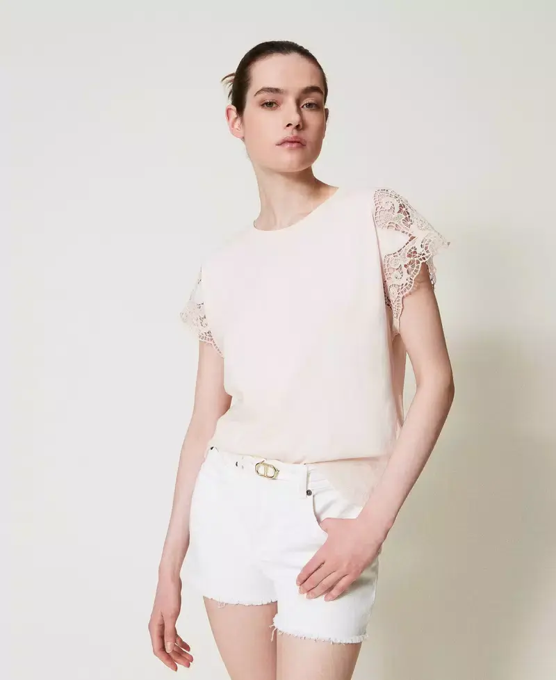 [9530025000769] CAMISA ENCAJE RO