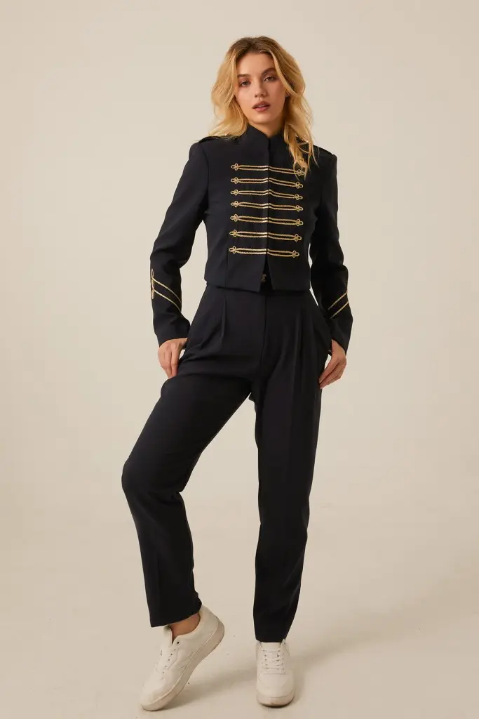 CHAQUETA CORDON BORDADO (L)