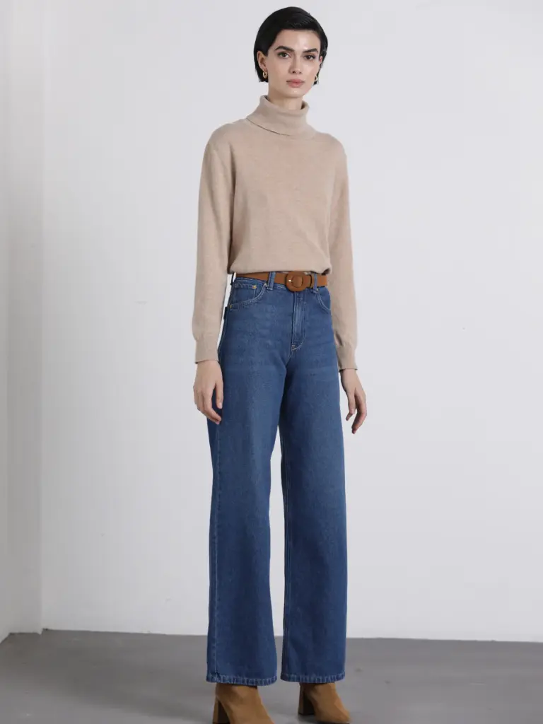 JEANS LARGOS GUIMANOS