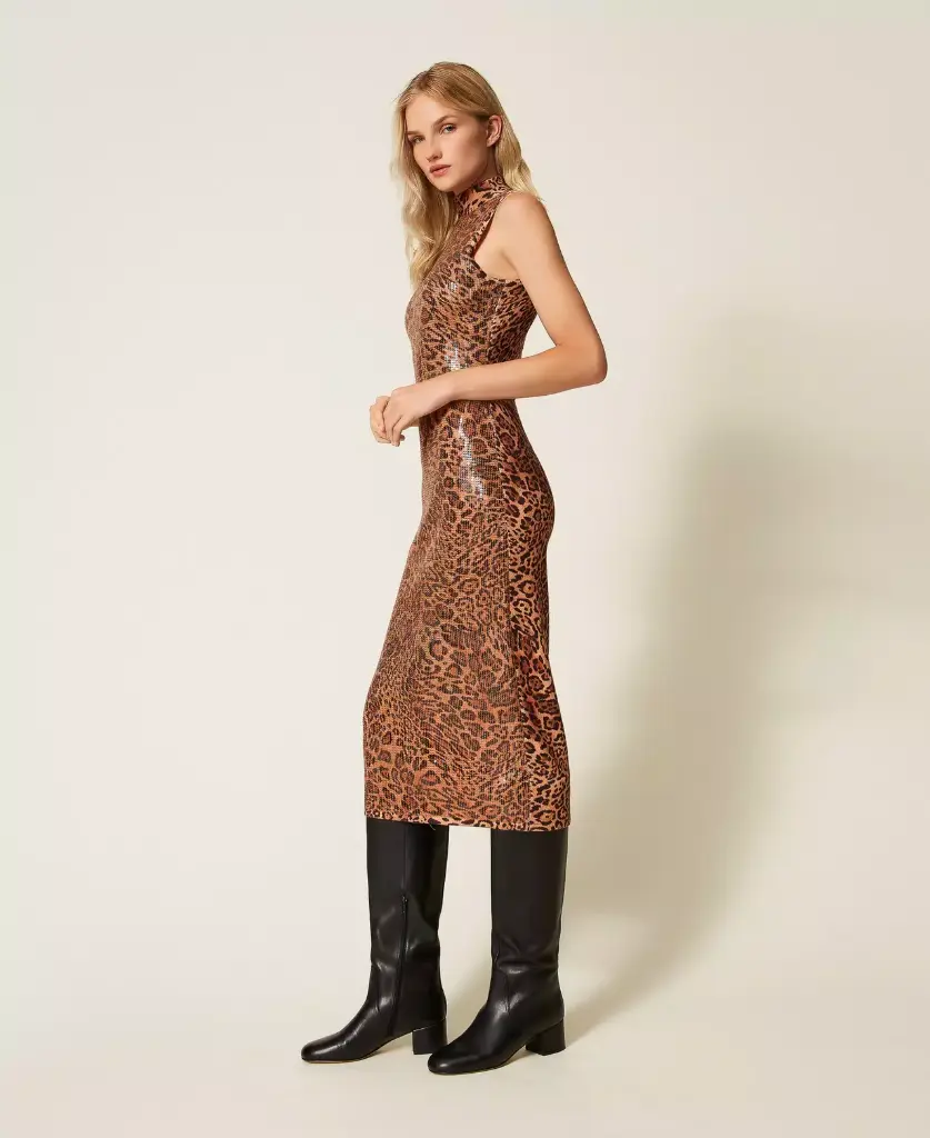 [9530041000909] VESTIDO ANIMA TWINSET (S)