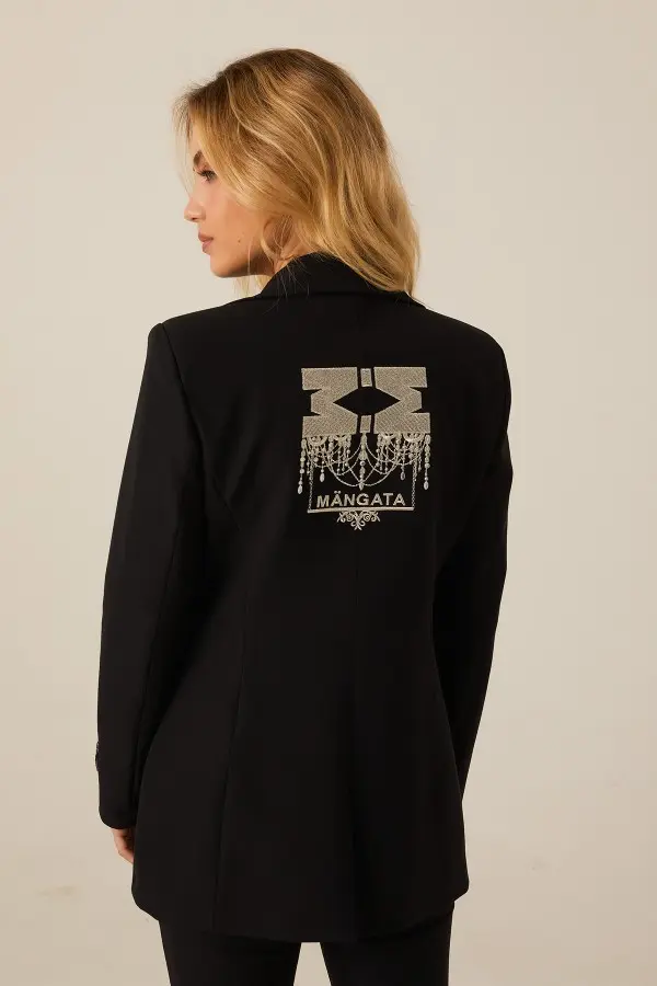 BLAZER ENTALLADA NEGRA (L)