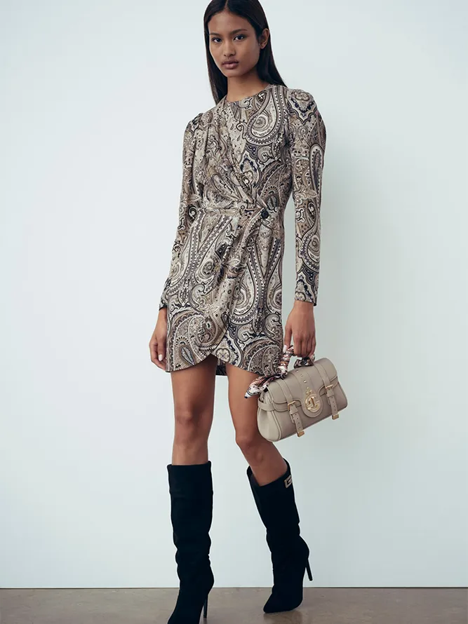  VESTIDO CRUZADO CASHEMIRE