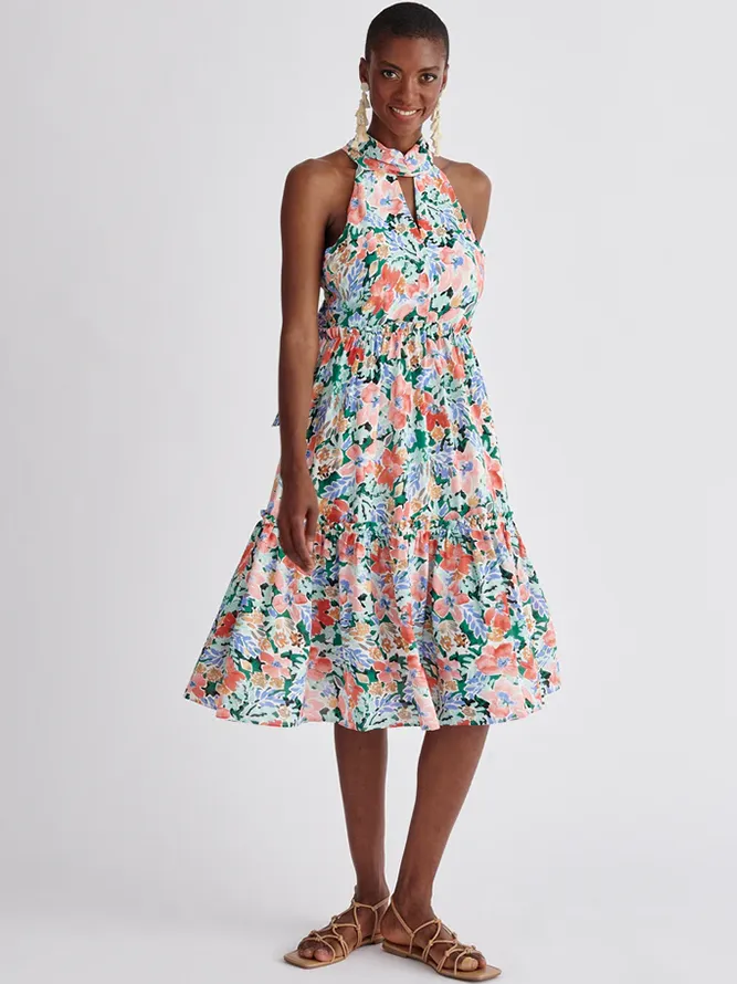  VESTIDO HALTER PAISIE