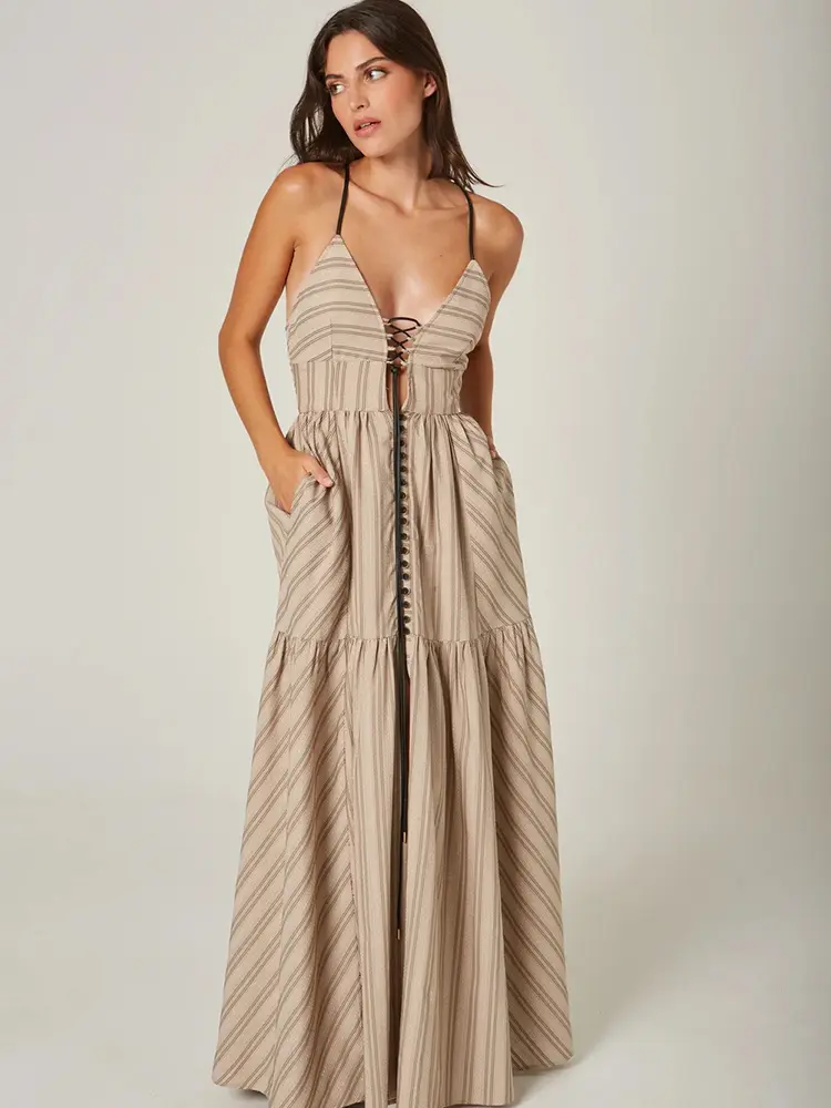  VESTIDO JAQUARD RAYAS