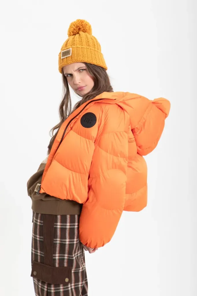 PLUMAS CORTO NARANJA (S)