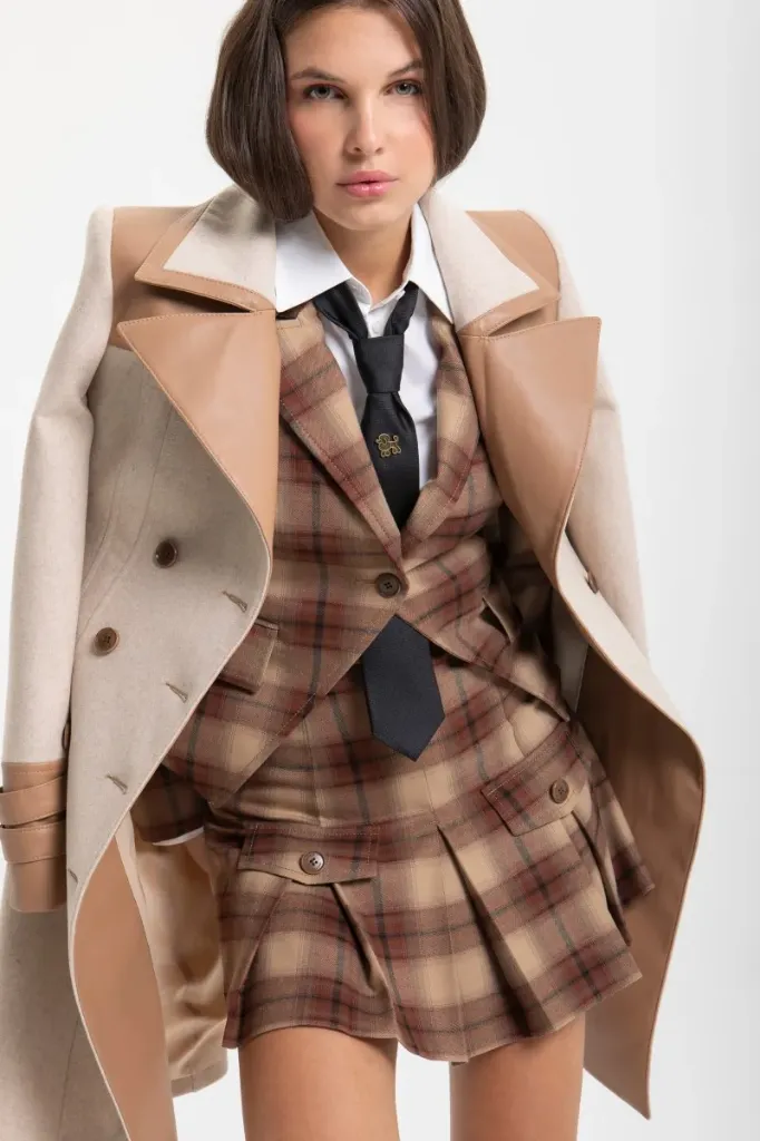 FALDA TABLONES PREPPY