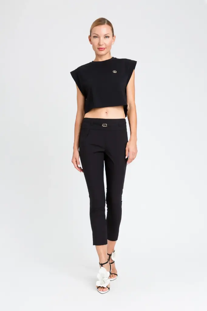 CAMISETA BASICA T  (NEGRO, S)