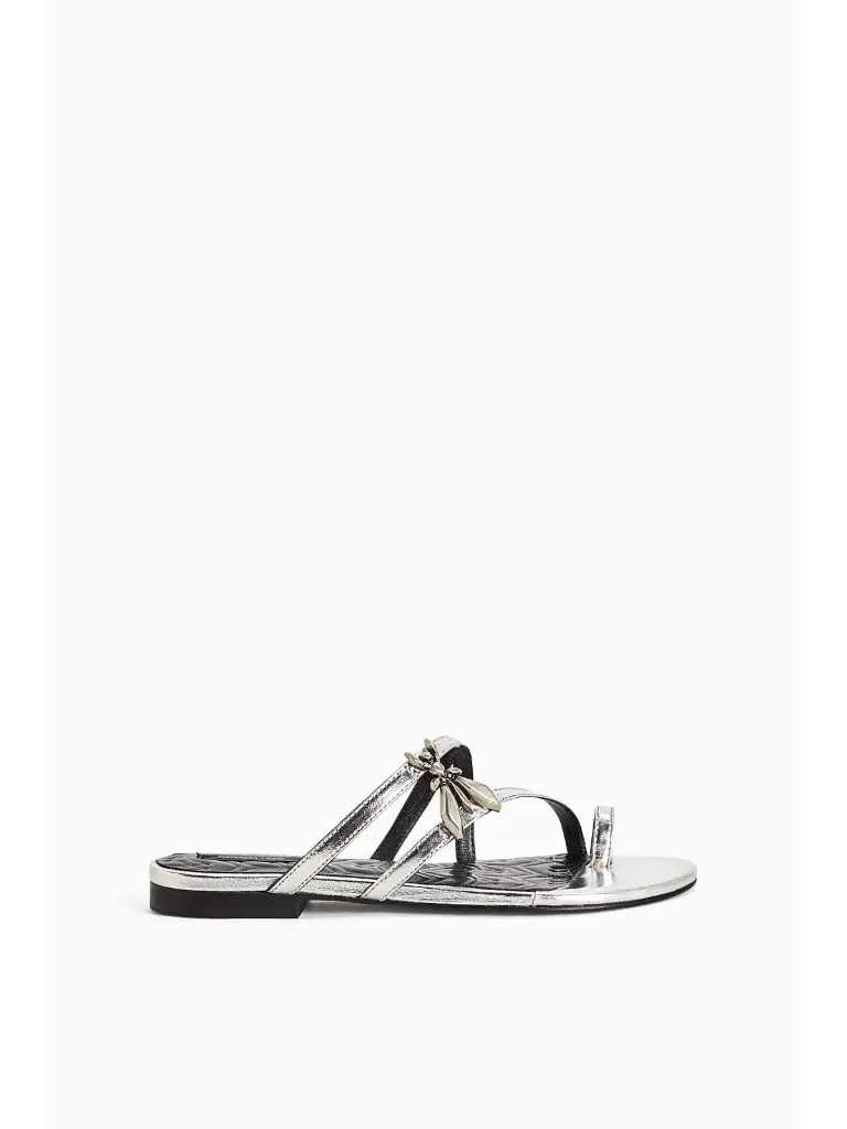 [9532427000027] SANDALIA PLATA PATRIZIA (39)