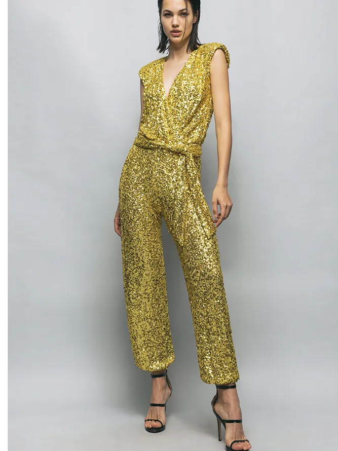  MONO PAILLETTES YELLOW