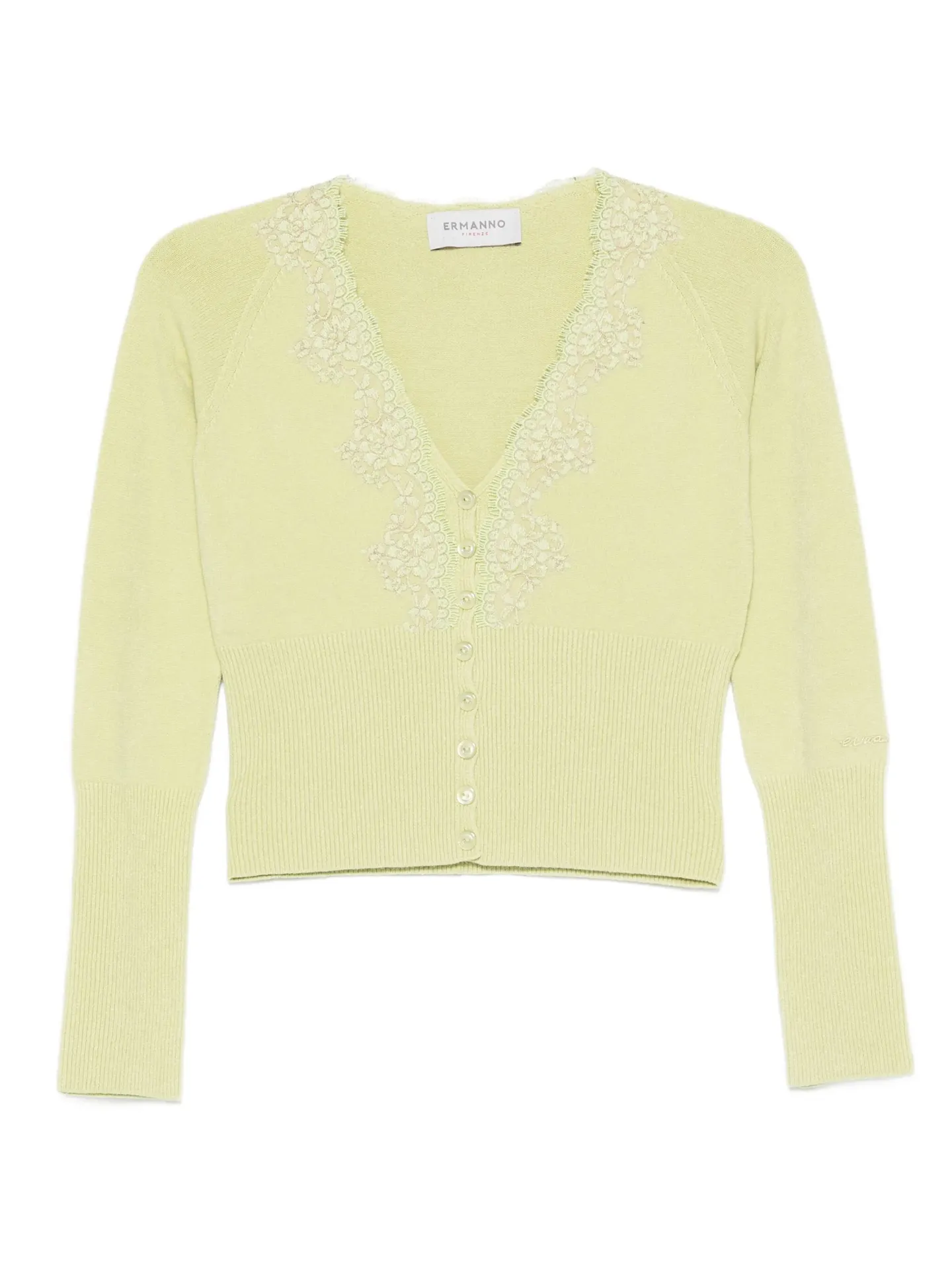 CARDIGAN ENCAJE GREEN