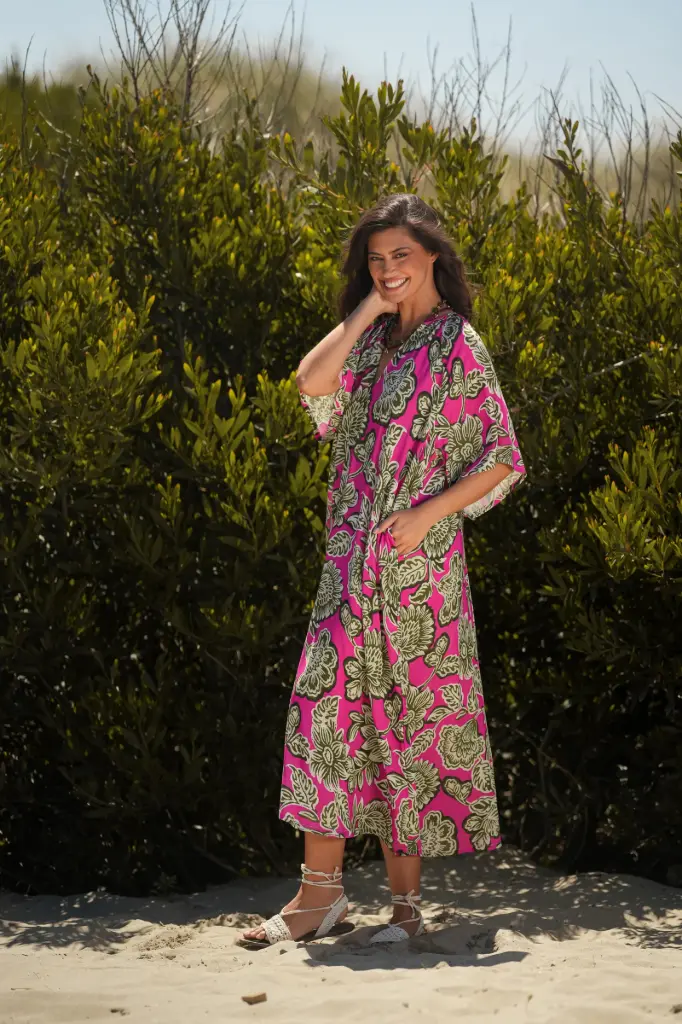 [9530041000818] VESTIDO FLORES PLAYA